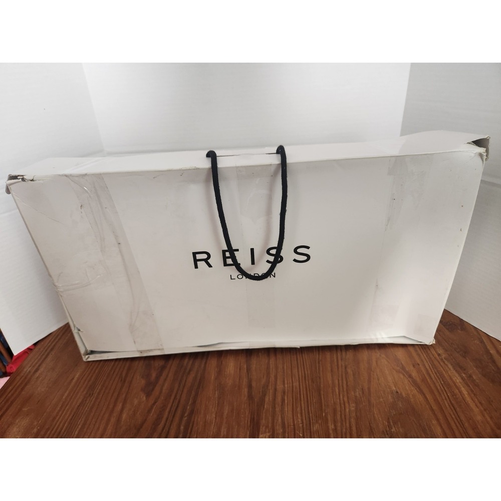 NWT Reiss Caitlin Leather Knee High Boots Sz 8 Zip Up 4" Heel Pointy Toe Capsule - Picture 16 of 16